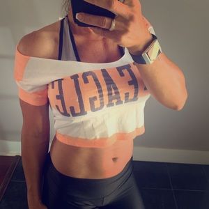 American Eagle Scoop neck Crop T